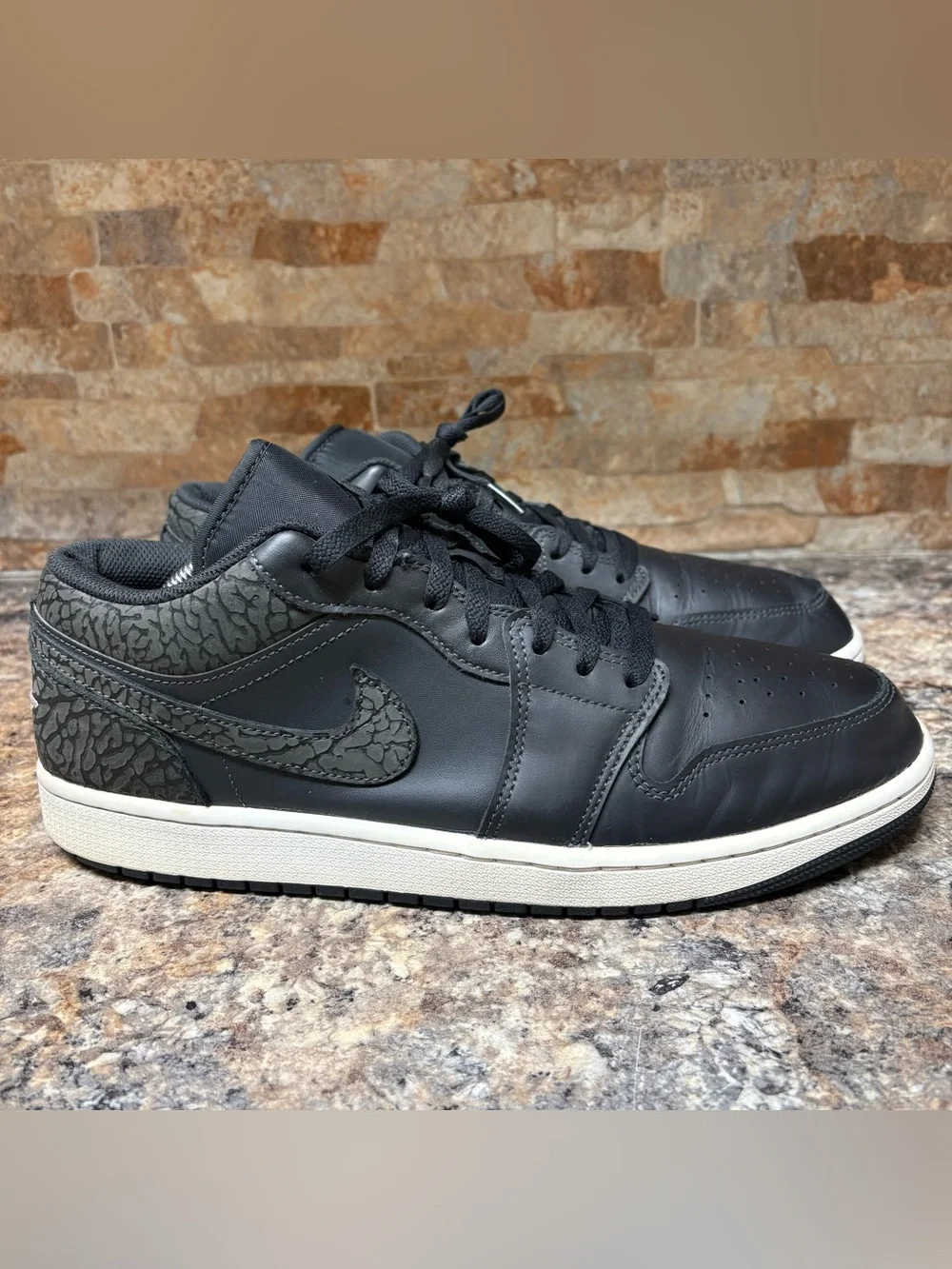 Air Jordan 1 Low SE 'Black Elephant' FB9907-001 Size 13